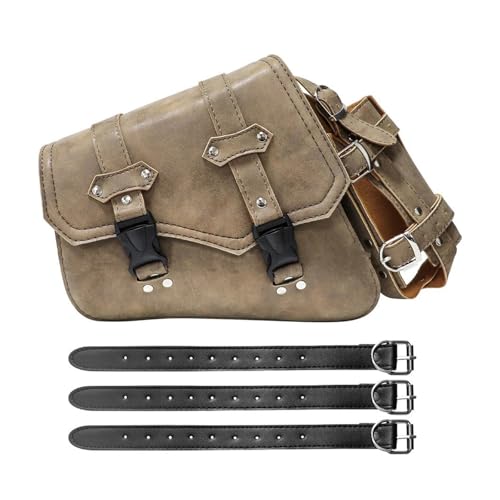 Alforjas Bolsas para Basculante De Motocicleta Bolsa para Basculante Alforja Low Rider Sport Glide Bolsas Individuales para El Lado Izquierdo Alforjass Moto(KA-A-One Side)