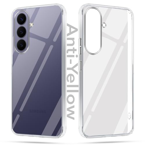 Image of Jkobi Lifetime Anti-Yellow Clear Back Cover Case for Samsung Galaxy S26 Plus (Sleek Hard Crystal | Shockproof and Camera Protection)