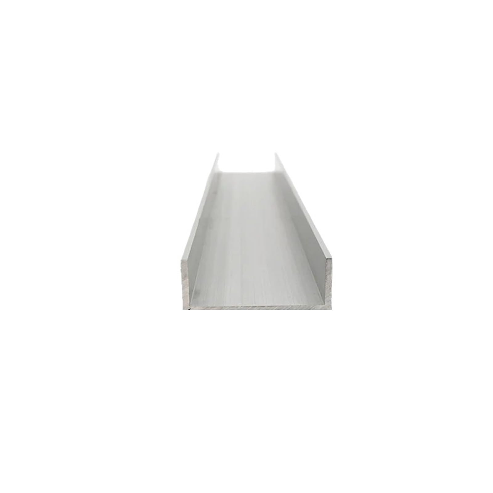 U Shape Aluminum U-Shape Aluminum, Outer Width 40mm, Length 50cm,Aluminum Alloy Glass Covered Edge Strip(40mm x 10mm x 1mm)