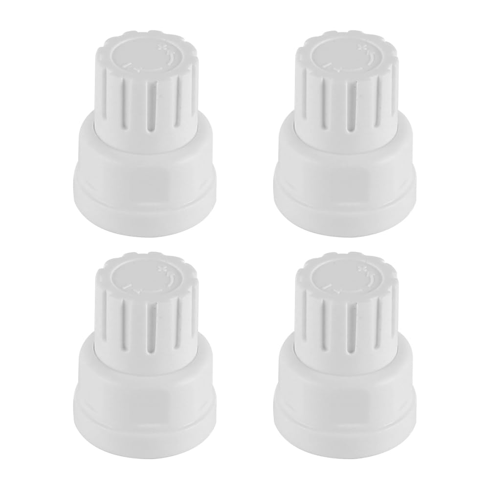 Muiltvoe white plastic radiator caps for underfloor heating manifold, short steering wheel switches