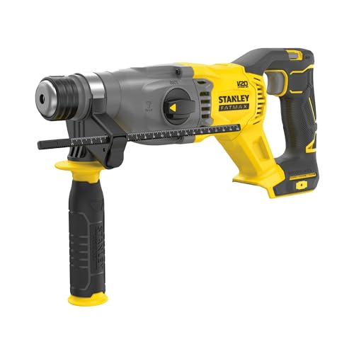 STANLEY Martelete Perfurador e Rompedor a Bateria, Ferramenta para Concreto, Metal e Madeira, Modelo SBH900B