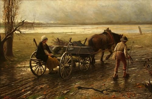 La triste voie de Jakub Schikaneder : une image sur toile qui éveille l'émotion chez vous