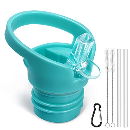 Morla Standard Size Straw Lid for Hydroflask Standard Size Water Bottle and Simple Modern Ascent Bottle.(Mint)