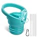 Standard Size Straw Lid for Hydro Flask Standard Size Bottle & Simple Modern Narrow Bottle (Mint Green)