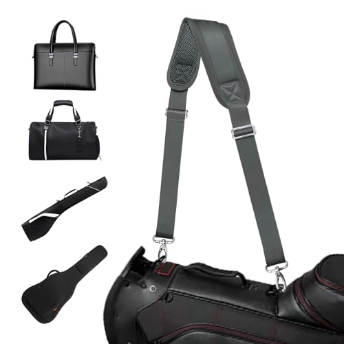 Image of Shoulder Strap for Bag Universal Replacement 58 inch /67 inch Fixed Padded Adjustable Buckle Heavy Duty Shoulder Strap