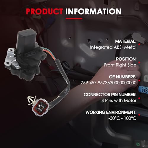 Image of CCIYU Door Lock Actuator Front Right side for Kia Sorento 2003-2009 | power door lock replaces 759-457,9573630000000000