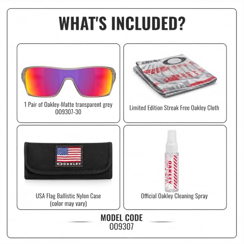Oakley TURBINE ROTOR OO9307 Shield Sunglasses With Official Eyewear Kit - image 2