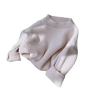 CIYCUIT Toddler Baby Girl Boy Sweater Fall Winter Warm Long Sleeve Knit Oversized Sweater