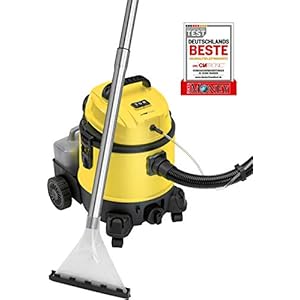 Clatronic BSS 1309 4-in-1 multifunctionele nat-/droogzuiger met shampoo-functie incl. aparte, afneembare tank voor…