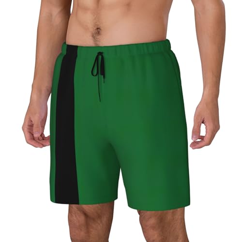 Flag of The Sultanate of Delhi Breathable Fit Trends Men's Swim Trunks Board Short with Waist Elastic Band Swimming Trunks2
