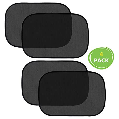 Car Window Shades, 4 Pack Window Shades for Car, 21"x14" Car Window Covers - Sun, Glare and UV Rays Protection for Your Child - Car Sun Shade for Side Window Baby