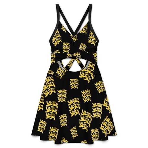 Traje de baño con diseño de los tres leones en tejido prémium 3
