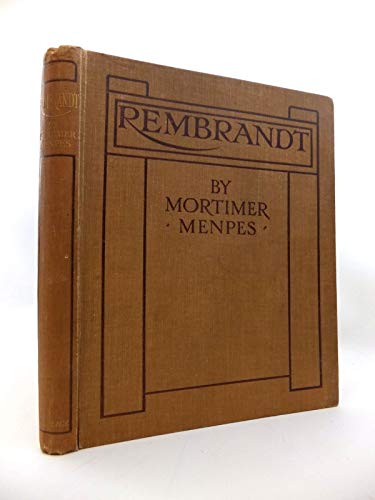 Rembrandt B000855YZ8 Book Cover
