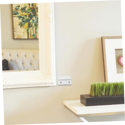 Image of DOITOOL DIY Picture Hanging Hardware Kit 4pcs Photo Frame Hooks Wall Hangers for Mirrors Home Decor