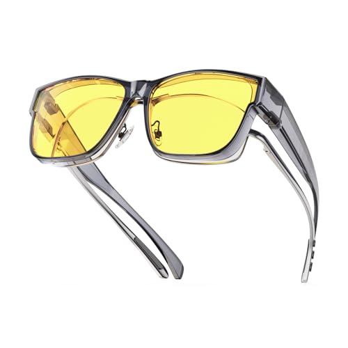 Lunettes de conduite de nuit pour homme et femme avec verres de phare Goiteia