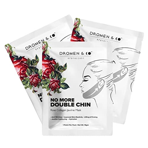 Image of Dromen & Co Double Chin Reducer Mask Combo | No More Double Chin Mask | V Line Chin up mask | Skin Firming and Tightening | Double Chin Reducer Mask | Pack of 3