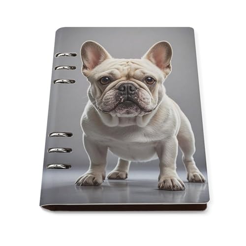 Planificateur A5 rechargeable bouledogue français une idée cadeau bureau