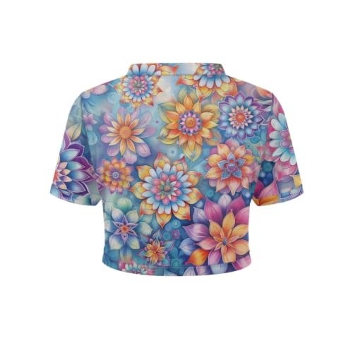 Image of Womens Short Sleeve Cardigans Lightweight Summer Cardigan Trendy Bolero Shrug Cute Floral Cardigan Sheer Bolero