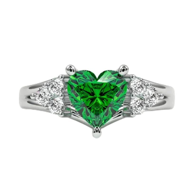 Image of Zarkan 925 Hallmark Heart Pure Silver Rings