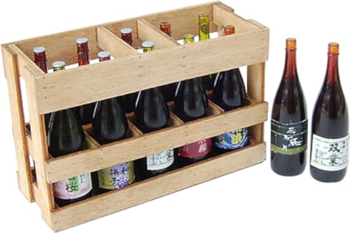 Bouteille du sho 1/12 accessoire miniature vitrine boîte en bois