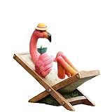 フラミンゴ 日光浴する鳥 ガーデニング 樹脂 オーナメント ガーデン スタチュー 癒し用品 ガーデン装飾 田園風景 工芸品 ガーデニング装飾 かわいい 癒し 面白い ナチュラル 防水 風水 ギフト 贈り物 お土産