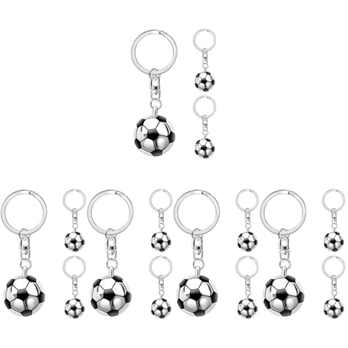 Porte-clés de sport exquis en métal silver et sa dragonne clef