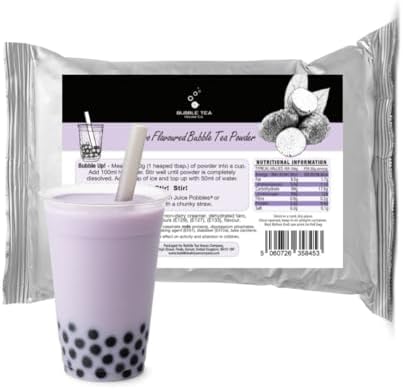 Taro Tea Powder for Bubble Tea 200 Grams - Taro Powder Makes 7 Servings- Premium Taro Milk Tea Ingredients - Gluten Free, Lactose Free