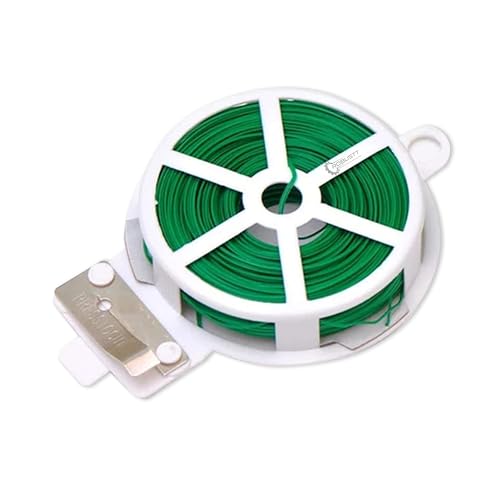 Image of Robustt Twist Tie Wire - Pack of 1 | 50m Long | Build in Cutter | High Quality Material | Ideal for Plants Support | Easy To Use | Versatile Usage