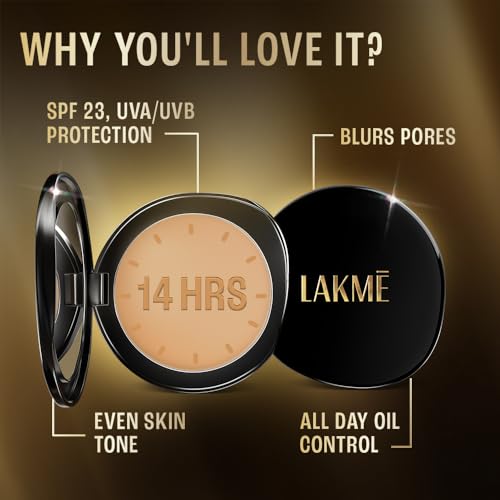 Image of Lakme Perfect Radiance Compact, Beige Honey 05, 8 g