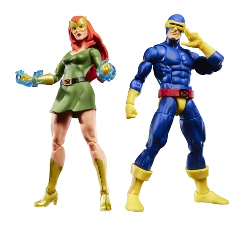 Marvel Hasbro - Collectibles - X-Men '97 Legends - Cyclops & Jean Grey Action Figure 2-Pack - Collectibles - Multicolor by Marvel - Image 5
