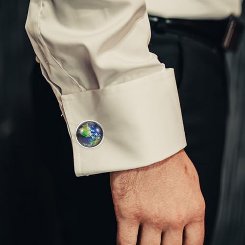 Gemelos redondos Retro Globe para hombre miniatura 4