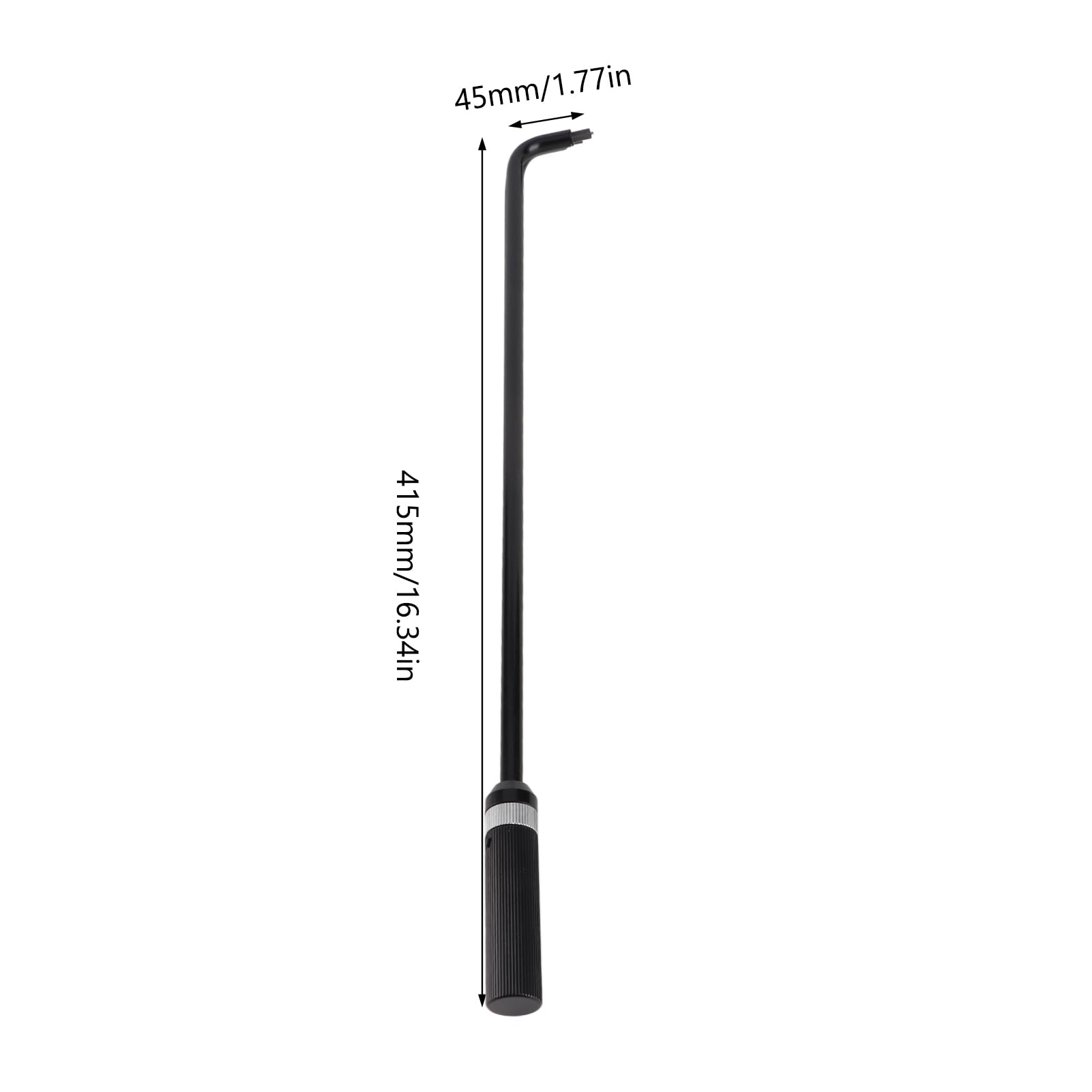 Herramienta de ajuste de tornillo piloto, herramienta de reparación de carburador de 16.35 pulgadas con destornillador de 110 grados, cuerpo de acero inoxidable de aluminio para carburador,