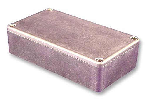 1550L - Enclosure, Diecast, IP54, Instrument, 165 mm, 127 mm, 76.5 mm, Aluminium, Unfinished RoHS Compliant: Yes (Pack of 2) (1550L)