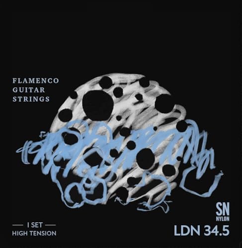 KNOBLOCH STRINGS   Cuerdas de Guitarra Española | LDA34.5 Luna Flamenca | Tensión Alta 34.5 | Graves Oscuros | Agudos Profundos | AZ Nylon | Sonido Completo y Opaco | Juego cuerdas Flamenca y Clásica