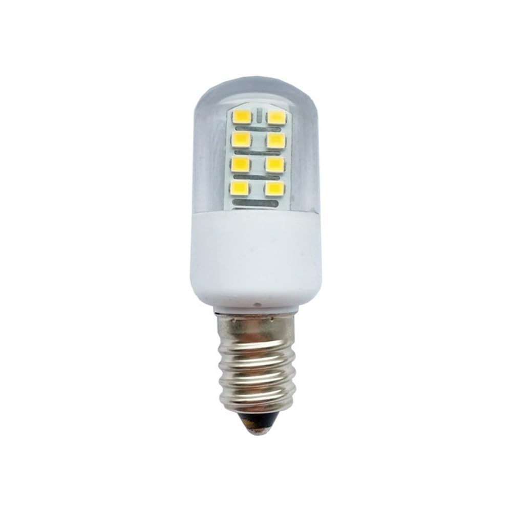 fengyan Casa bombillas, Paquete de 50 bombillas LED de doble cara, CA 220 V, T22, E12/E14, 1,5 W, for frigorífico, microondas y horno Familiar Lámpara(6500K cool white,220V E14)