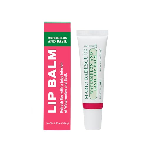 Image of Mario Badescu Moisturizing Lip Balm for Dry Cracked Lips, Infused with Coconut Oil and Shea Butter, Ultra-Nourishing Lip Care Moisturizer for Soft, Smooth and Supple Lips