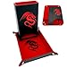 Luck Lab Folding Dice Tower and Dice Tray for RPG Table Top Gaming - Black/Red - Dragon Design