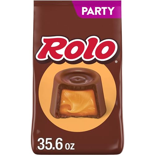 ROLO Rich Chocolate Caramels Candy Party Pack, 35.6 oz