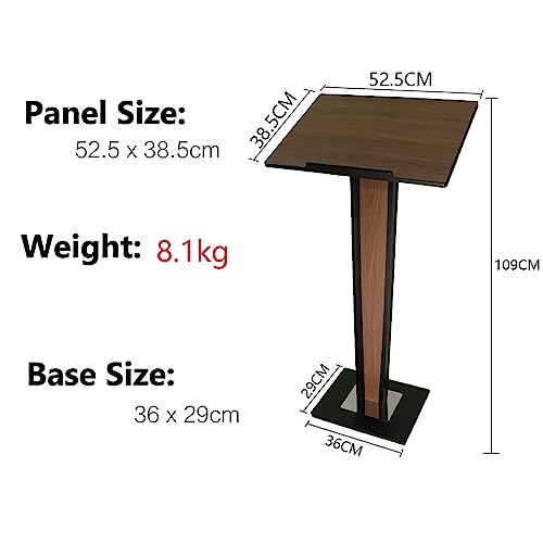 Atril de mesa de altura ajustable con soporte de podio portátil y estable 3