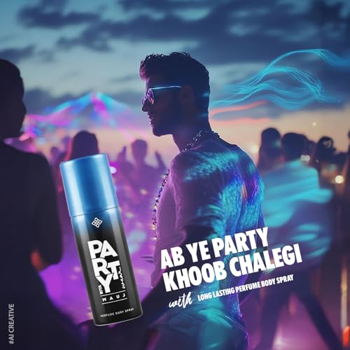 Image of Riya Mauj Long Lasting Deodorant | Deo Spray for Men | Body Spray - 40 ml (Fresh Energy Scent)