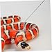 BESPORTBLE Stainless Steel Extendable Snake Hook Reptile Catcher Tool for Handling of Snakes and Lizards for Wildlife Enthusiasts and Herpetologists
