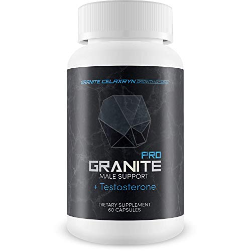 Pro Granite Male Support + Testosterone Booster - Granite Male Testosterone & Power Formula - Support Increased Natural Testosterone & Male Energy - Aid Improved Motivation & Drive