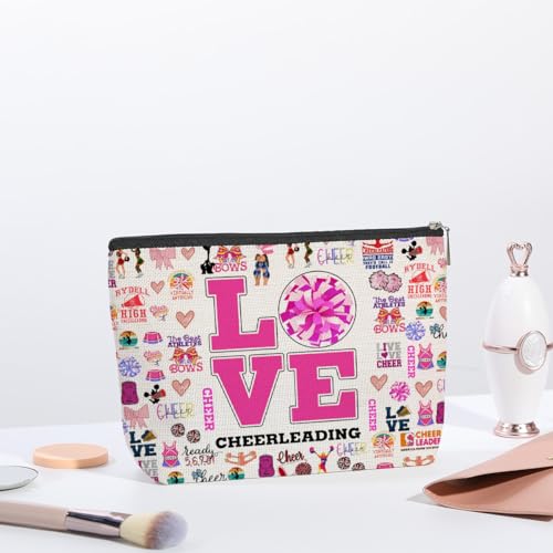 kdxpbpz Cheer Stuff Cheerleader Cheer Bag Funny Cheerleader Gifts Cheerleading Girls Gift Christmas Birthday Gifts for Women Her Female Girls Cheer Team Merchandise