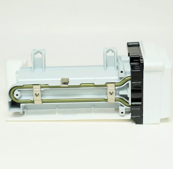 Refrigerator Ice Maker Assembly Replaces for Maytag MFI2570FEZ07 MFI2570FEW04 MFI2570FEZ01 MFI2570FEZ02 MFI2570FEZ03 MFI2570FEZ04 MFI2570FEZ05 MFI2570FEZ06 MFI2570FEZ08 MFI2570FEZ09 Refrigerator