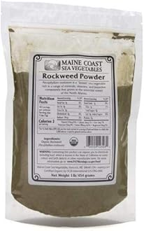 Rockweed Powder - Wild Atlantic - Organic Seaweed - Maine Coast Sea Vegetables - 1 Pound