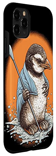 Iphone 11 Pro Golfer Penguin Golf Club Golf Player Golfing Seabird Animal Case #TOP2