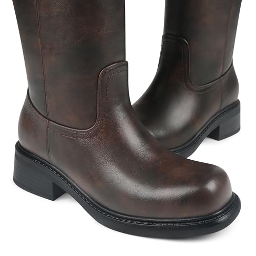 Image of Zzheels Mid Calf Cowboy Boots for Women Closed Toe Western Cowgirl Boots | Pointed Toe, Western Boots, Country Concert Outfits, Rodeo Outfit, Wide Calf Cowgirl Boots