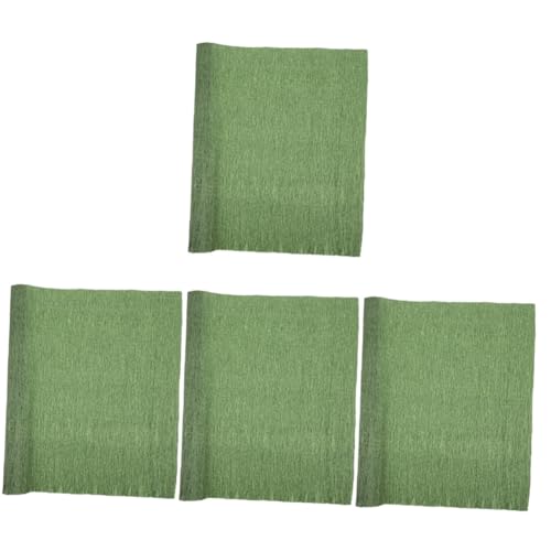 Papier Crépon Vert Foncé Rouleau Décoration DIY Fleurs et Guirlande Mariage