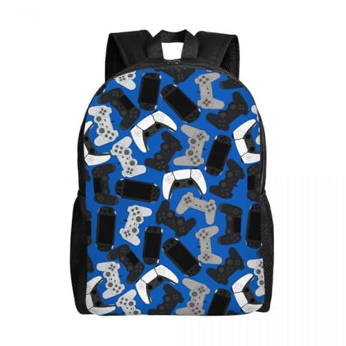 Vintage Gamer Xbox Lover - Mochila con impresión 3D de 16 pulgadas, doble correa para el hombro, peso ligero, se adapta a bolsa de laptop, Negro, Talla única