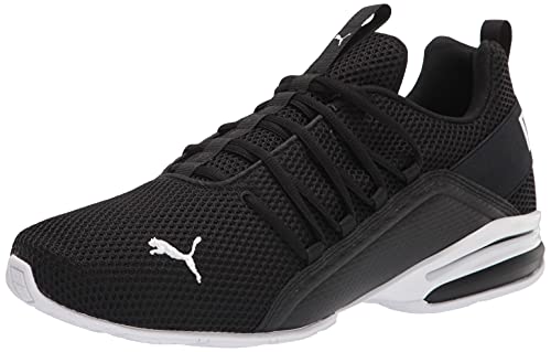 Image of PUMA Mens Axelion Black /White 10 Medium